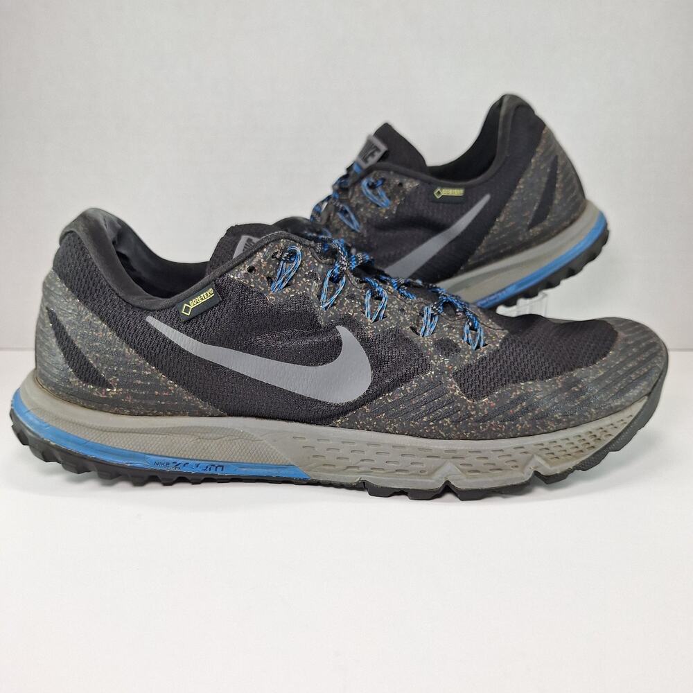 Nike Air Zoom Wildhorse 3 GTX Black Photo Blue Shoes 805569-001 Men's Size 12.5